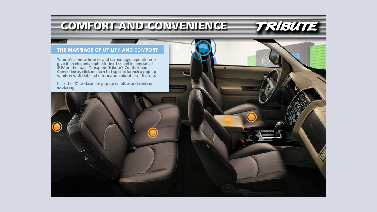 Mazda Sales WBT – Tribute Comfort & Convenience